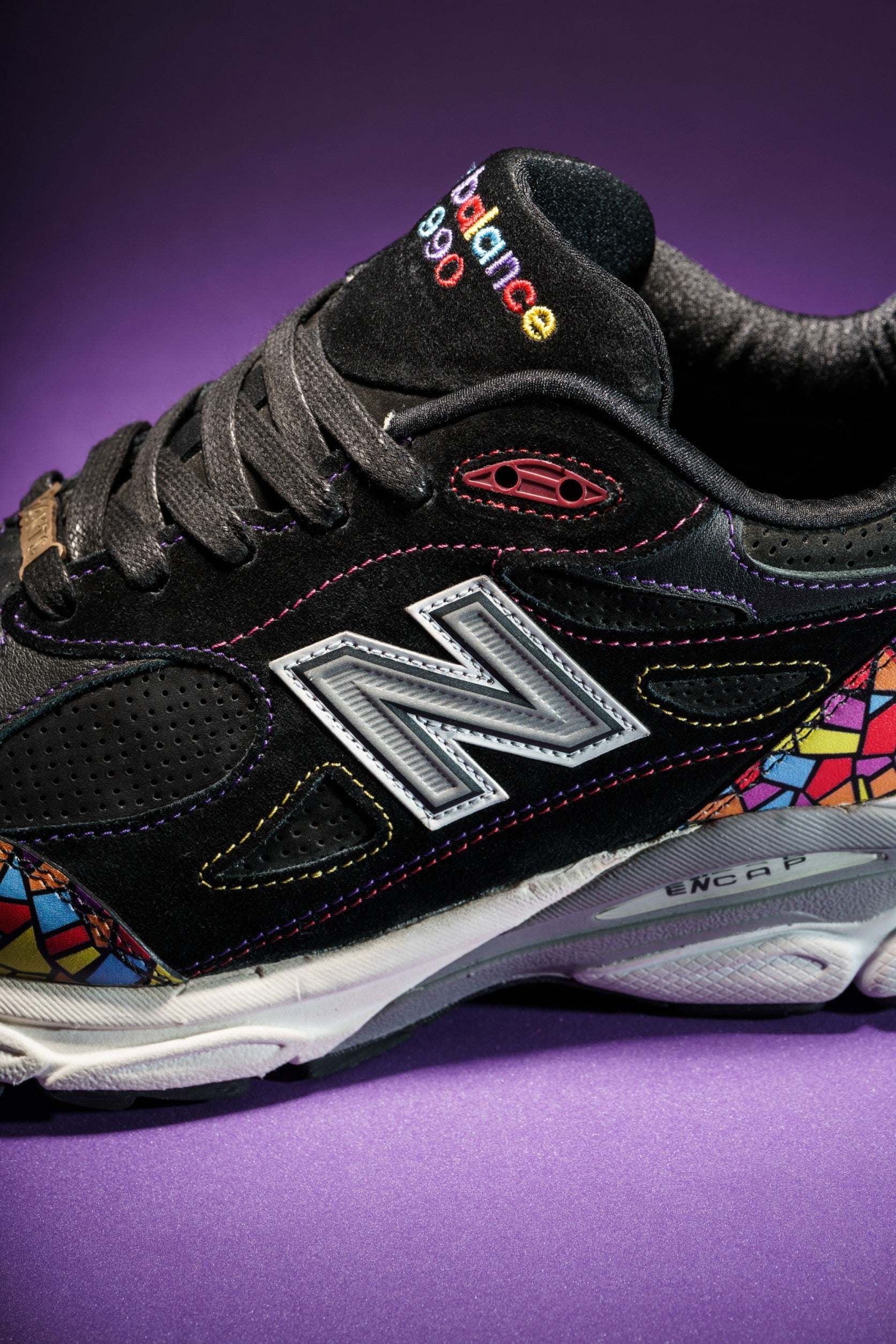 KICKCOTIC Custom New Balance Gaudi logo