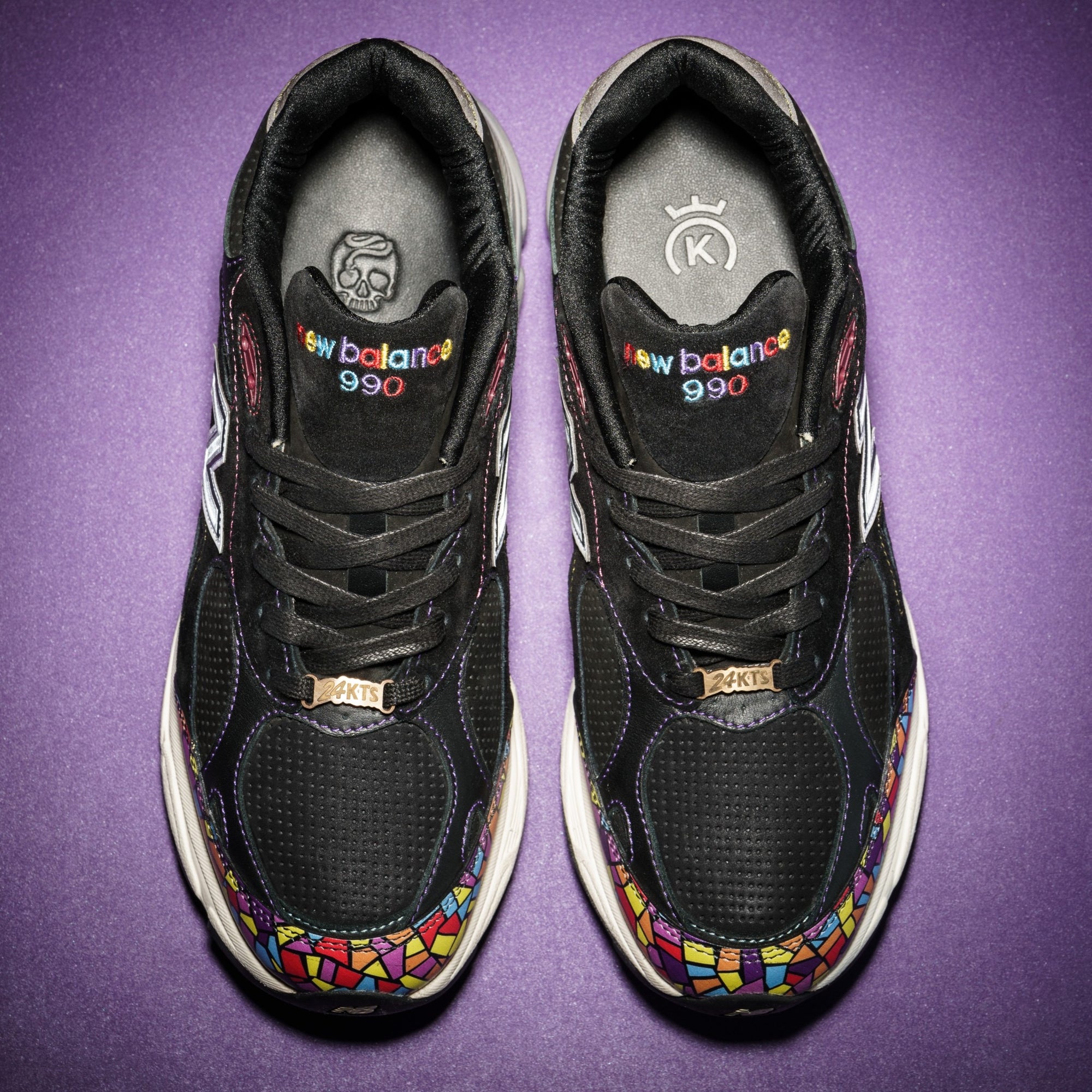 KICKCOTIC Custom New Balance Gaudi top view