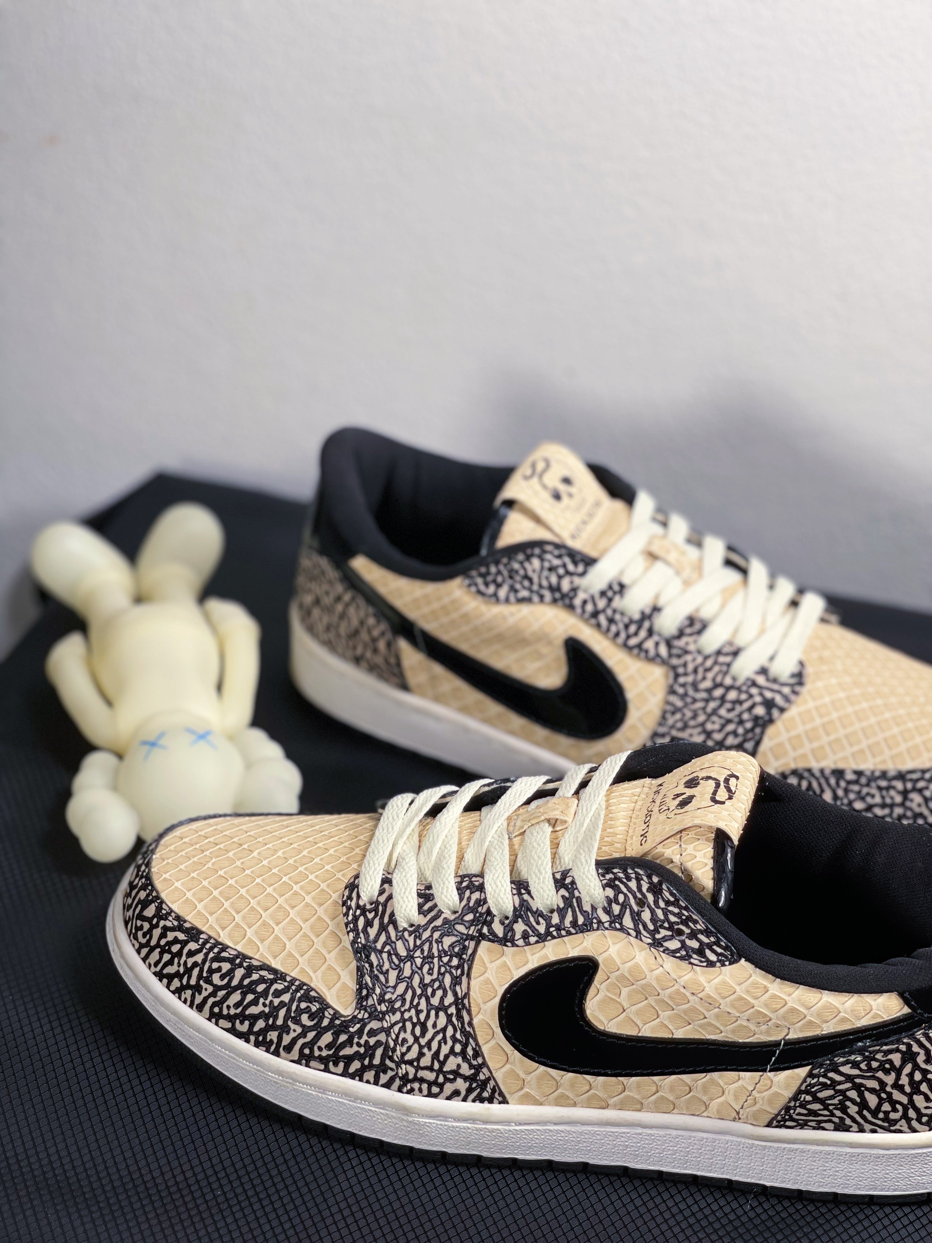 Sneakers fashion tijgerprint