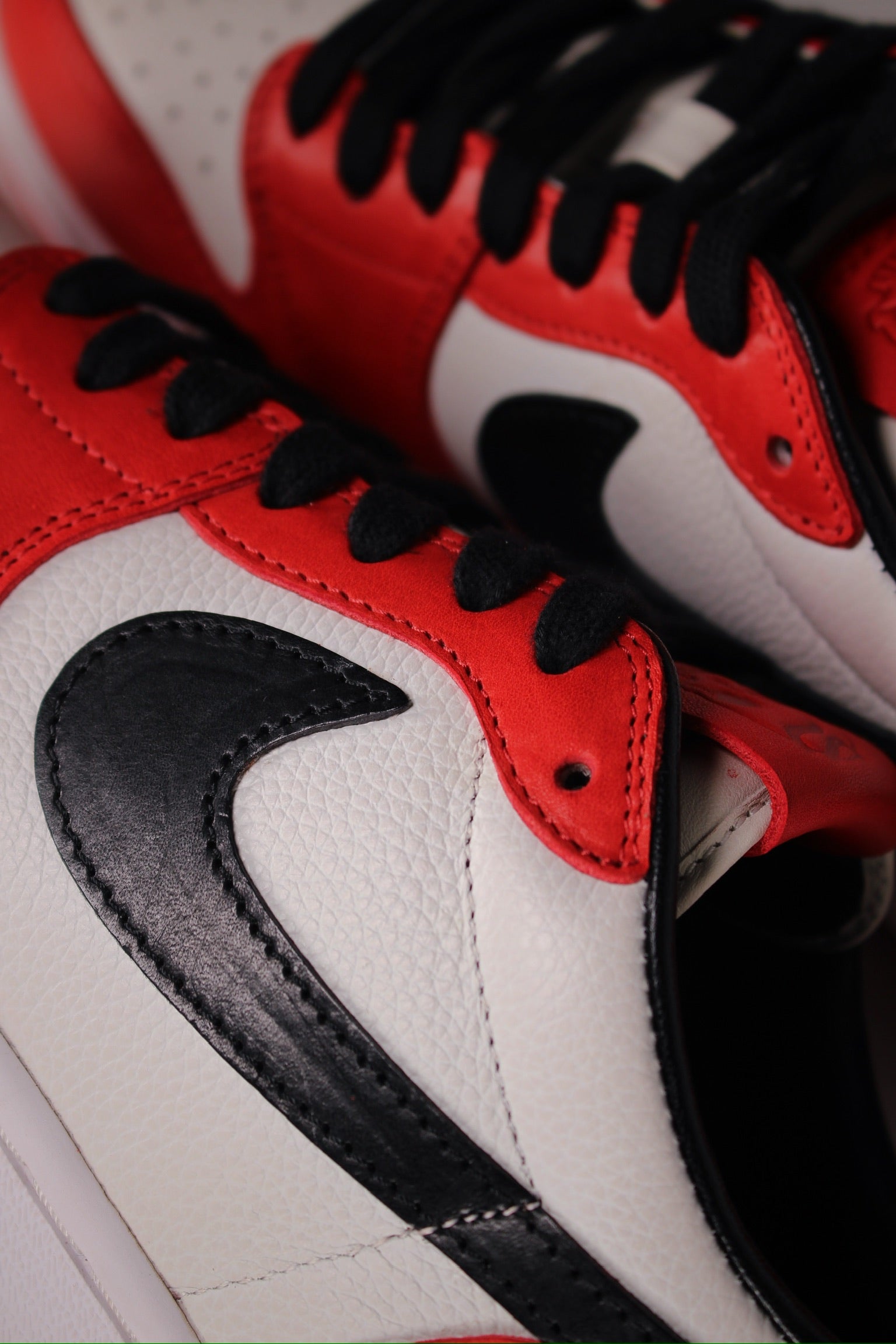 Air Jordan 1 Low OG Chicago | Custom Italian Leather Sneakers by