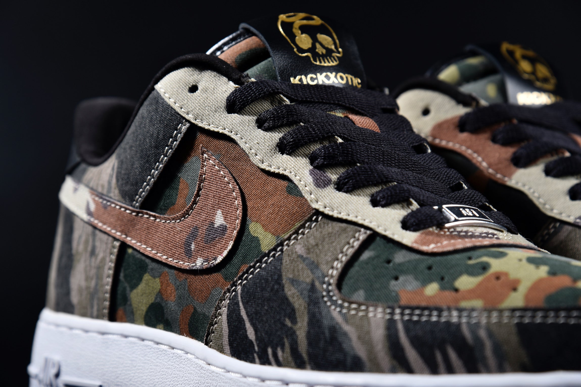 nike air force 1 camo tick