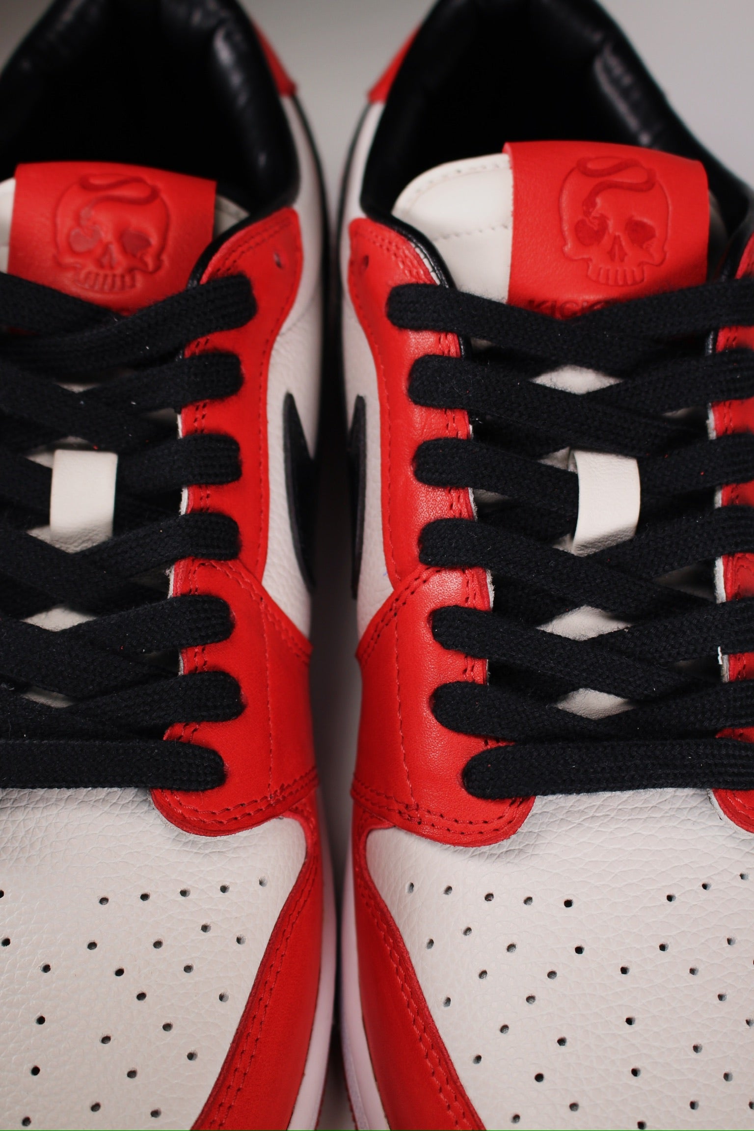 Air Jordan 1 Low OG Chicago | Custom Italian Leather Sneakers by