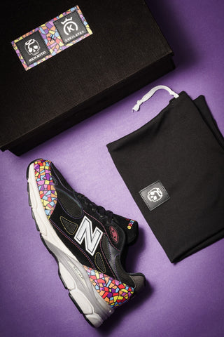 CUSTOM NEW BALANCE 990 V3 GAUDI - 24KILATES