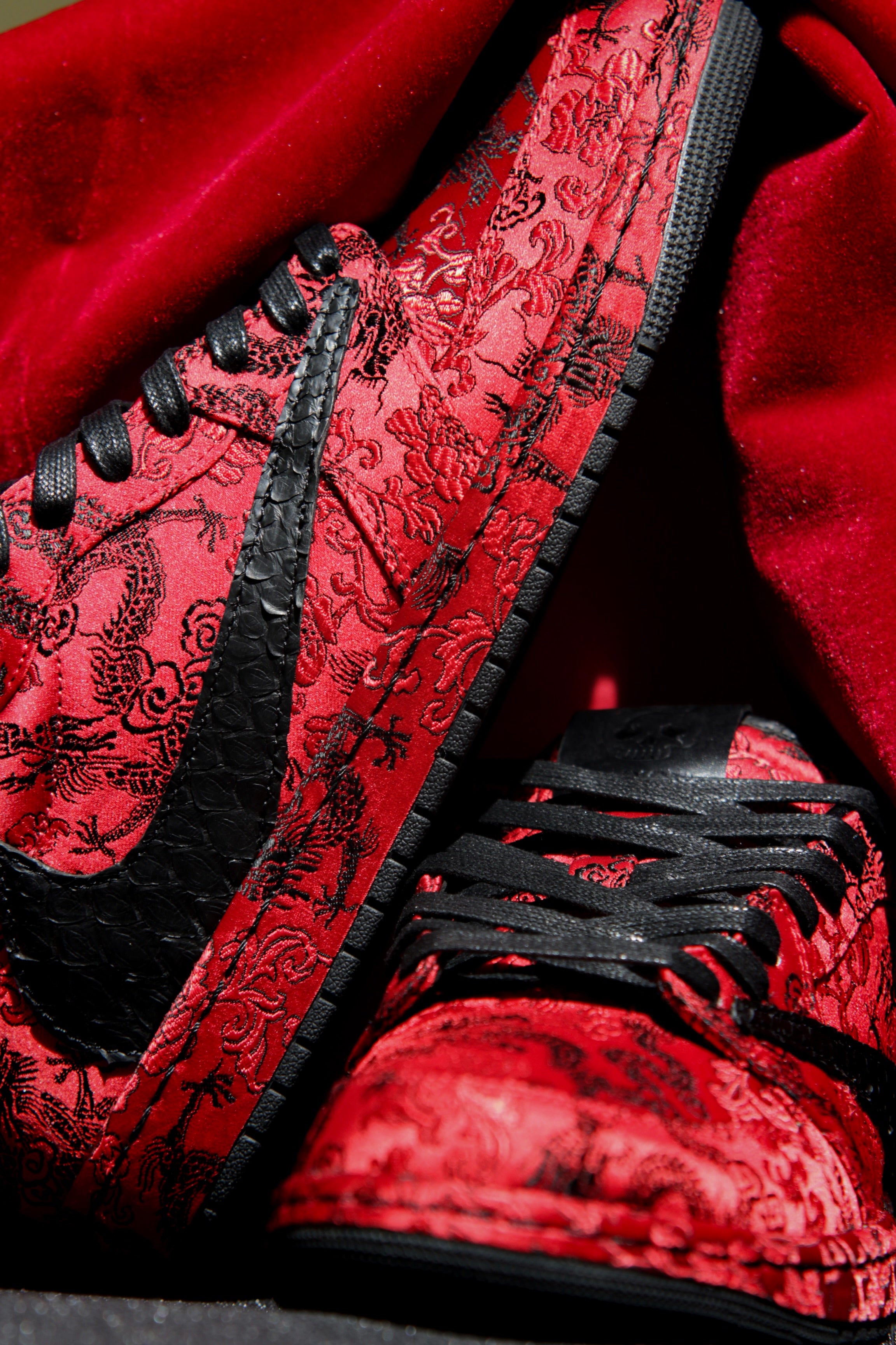Jordan 1 Low Travis Scott Forbidden Dynasty | Custom by KICKXOTIC
