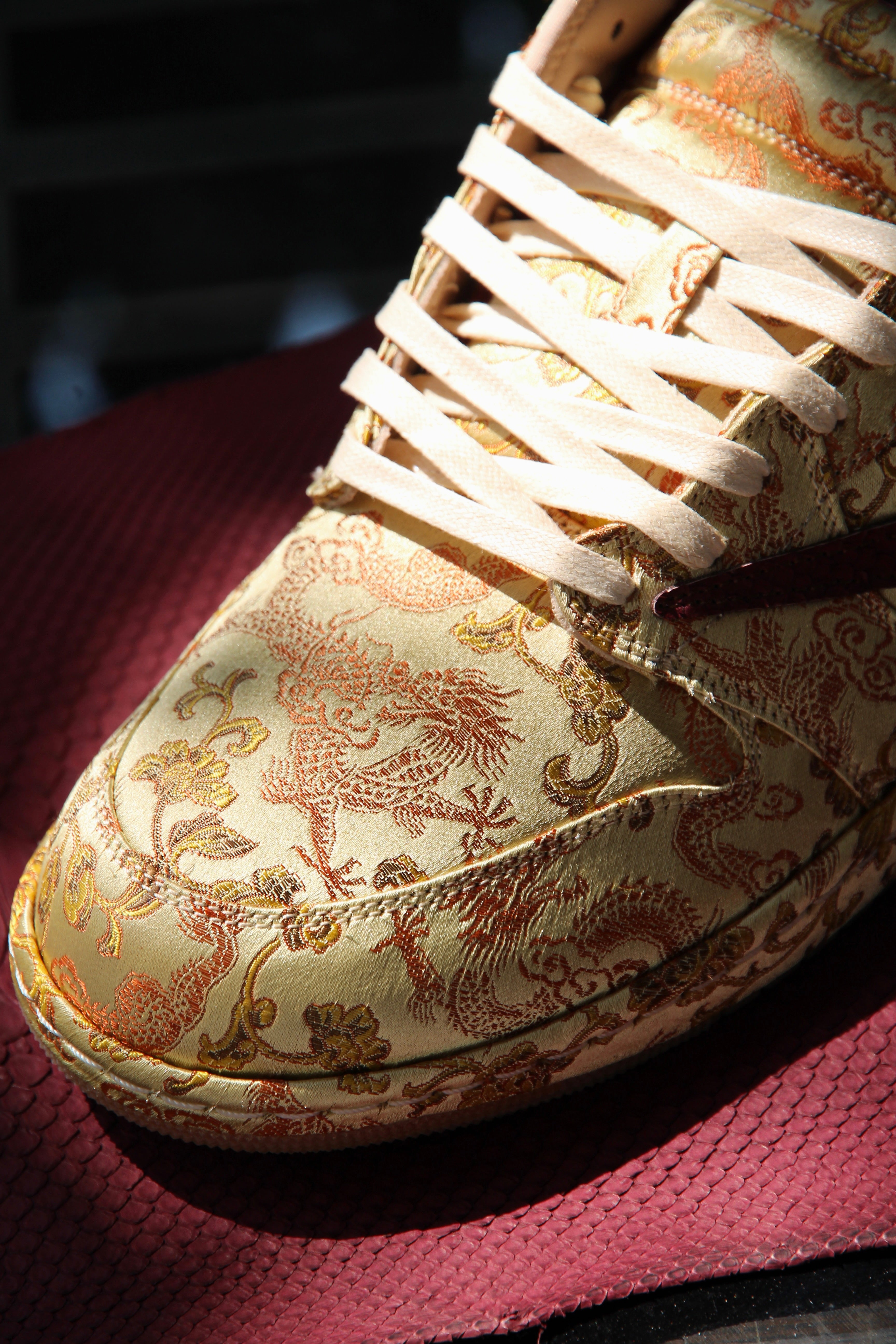 Air Jordan 1 Low Travis Scott Chinatown | Custom Silk Sneakers by