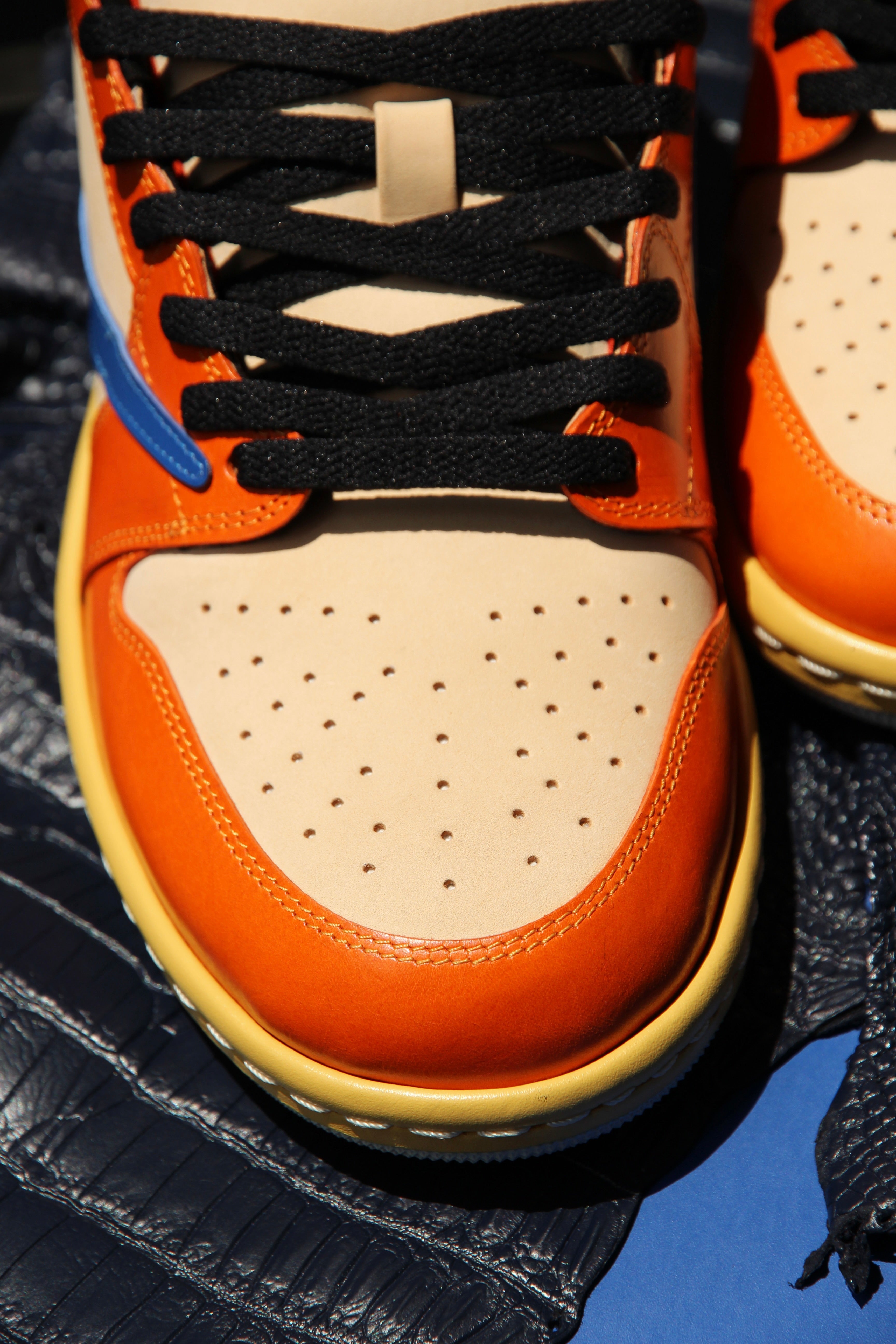 Air Jordan 1 Low Travis Scott Dragon Ball | Custom Italian Leather
